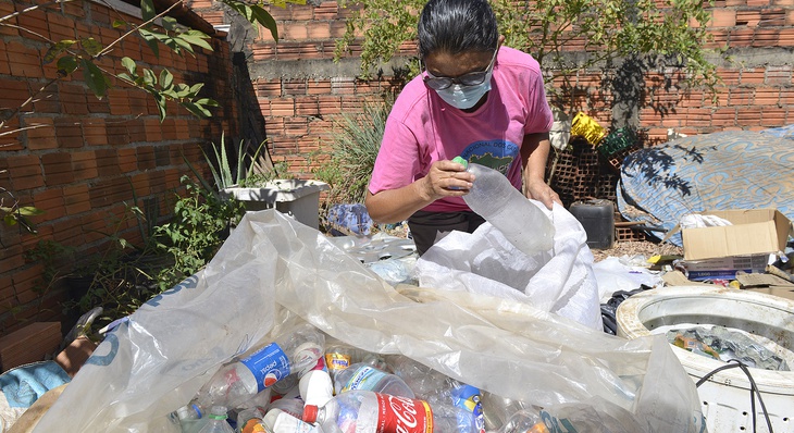 catadores de material reciclável edileuza